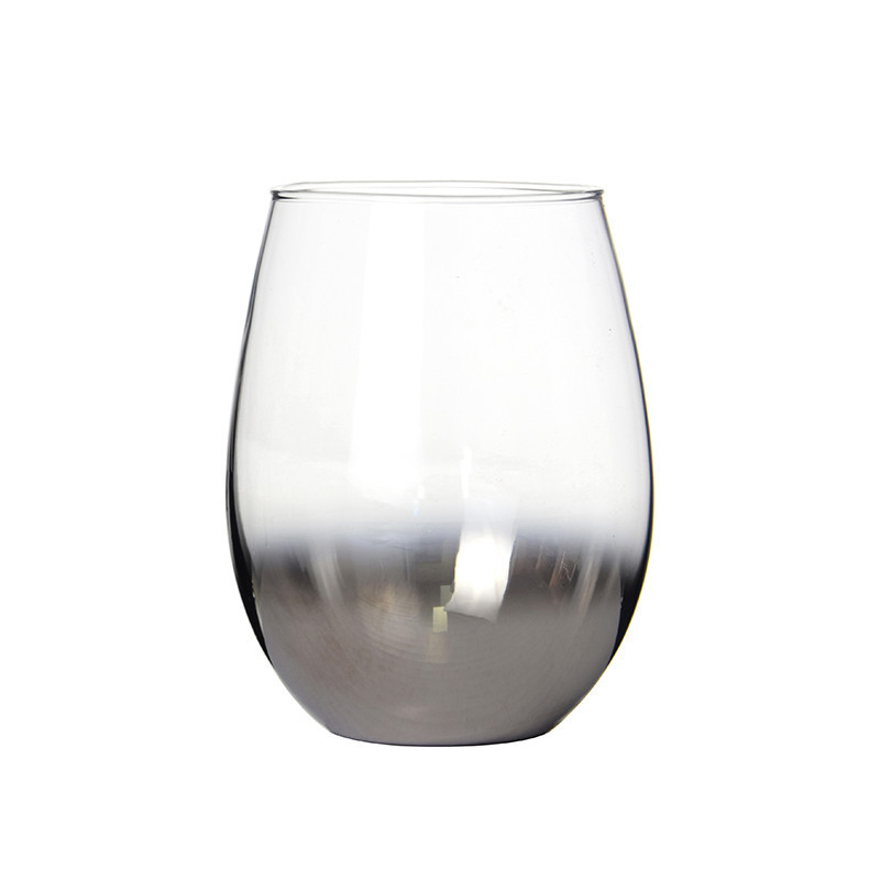 Verre ombre argent x4