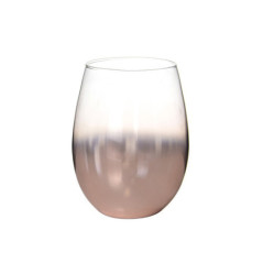Verre ombre rose gold x4