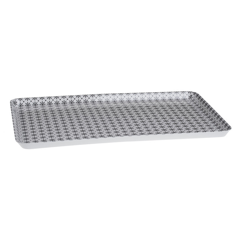 Plateau En Mélamine Bohemia – Dimensions 30,4 X 21,5 Cm – Design Bohème, Facile à Nettoyer - 2