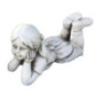 Statue enfant reveur