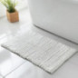 Tapis de bain natte blanc