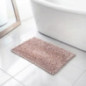Tapis de bain paillette rose