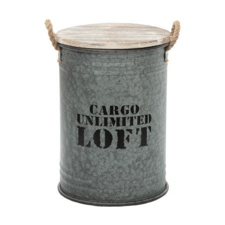 Coffre bidon metal loft m