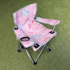Chaise de camping+porte-gobelet
