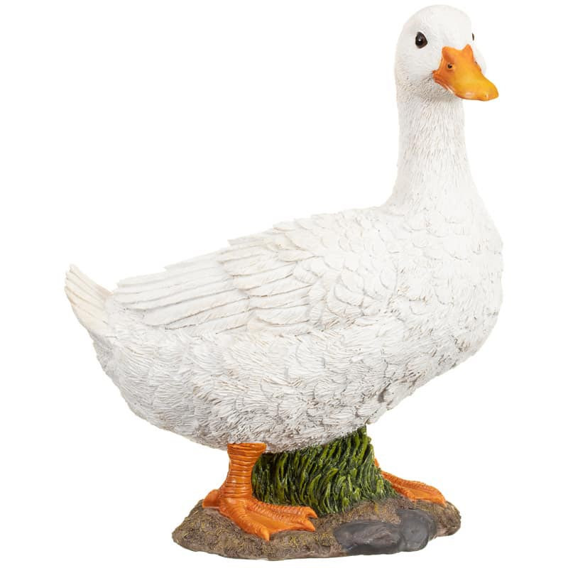 Canard decoratif en resine