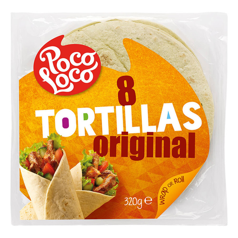 Tortillas original x8