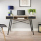 Bureau noir/bois