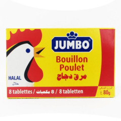 Tablettes x8 bouillon de poulet