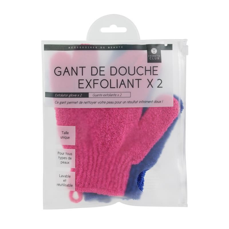 Gants exfoliant x2