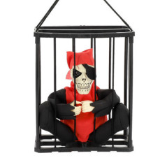 Prisonnier anime en cage
