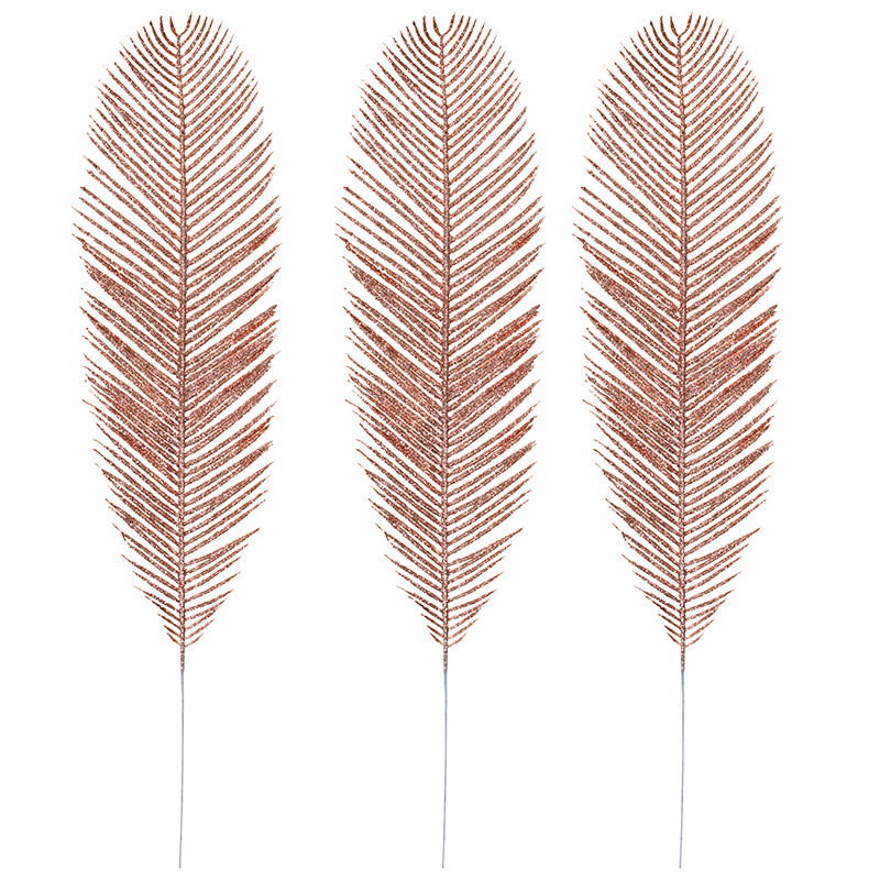 Pack de 3 fougeres/ plumes deco