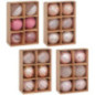 Pack 6 boules noel luxe blush