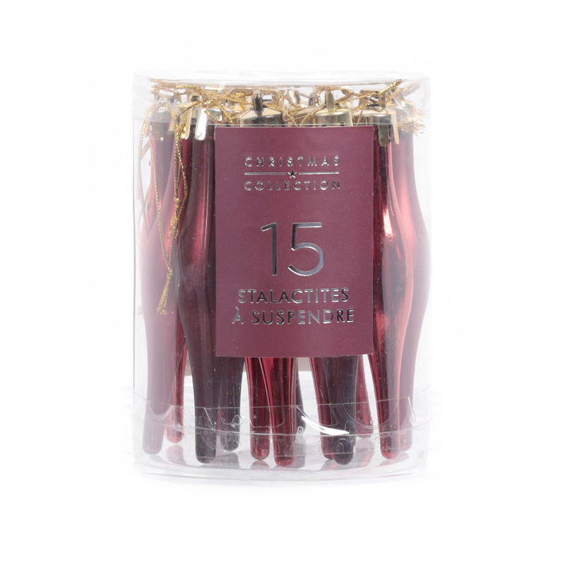 Pack de 15 stalactites -rouge