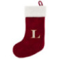 Chaussette de noel initiale en v