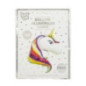 Ballon aluminium licorne 100cm m