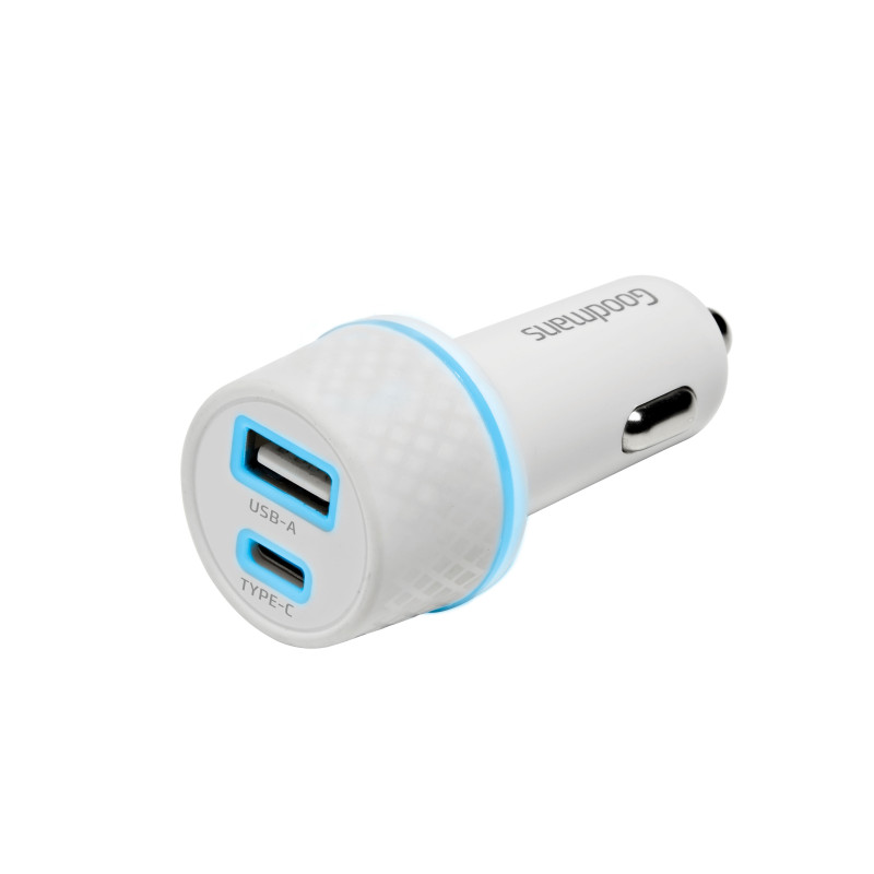 Chargeur voiture usb + type c