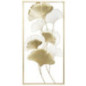 Deco murale metal ginko 50x100