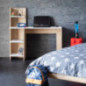 Bureau avec etageres