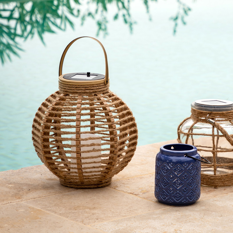 Lanterne ronde solaire miri