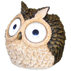 Hibou gros yeux solaire