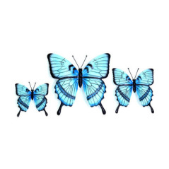 Pack de 3 papillons deco murale