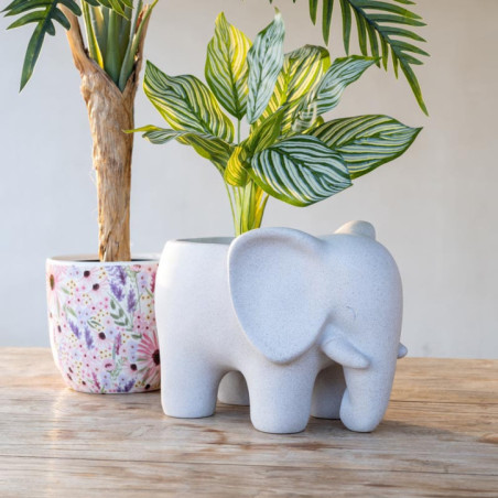 Pot de fleurs elephant