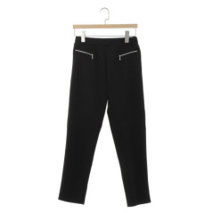 Pantalon 7/8 zip poche noir