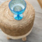 Tabouret effet paille