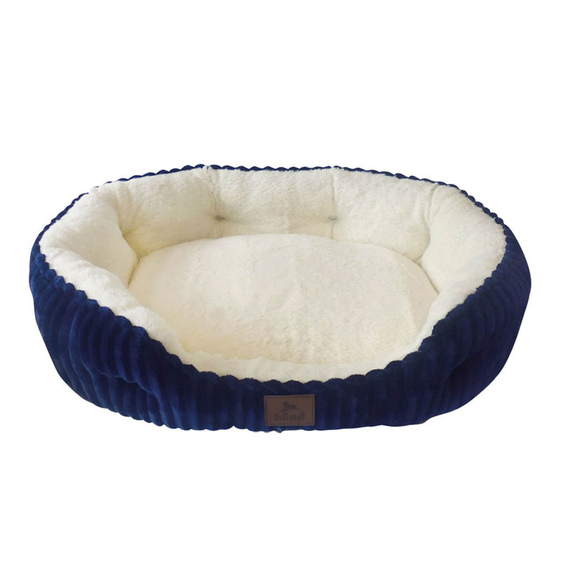 Paniere ovale bleue pour chien