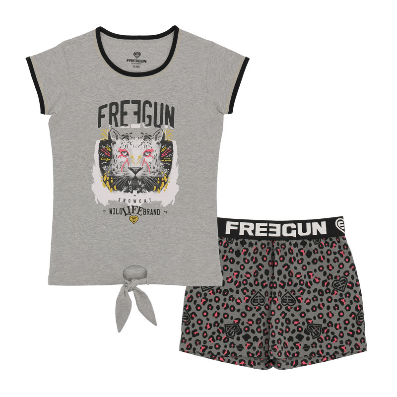 Pyjashort lurex wildlife freegun