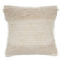 Coussin texture 45x45cm naturel