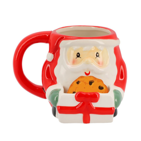 Tasse noel avec porte biscuit