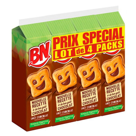 Biscuits chocolat x4