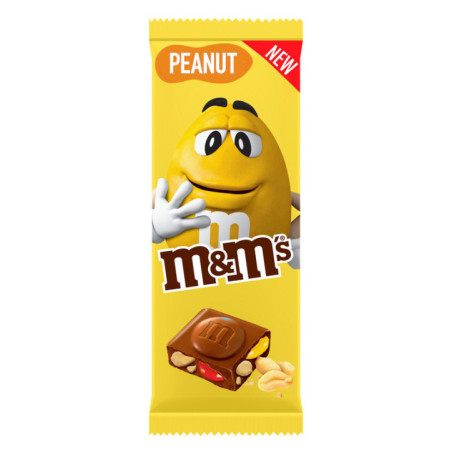 Tablette de chocolat cacahuetes