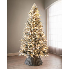 Sapin decore enneige oxford 210c