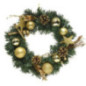 Couronne noel doree d30 h8