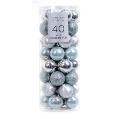 Pack de 40 mini-boules bleues