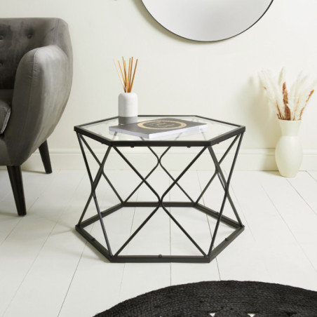 Table hexagonale