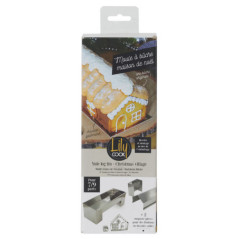 Coffret buche village de noel