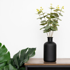 Vase eucalyptus artificiel
