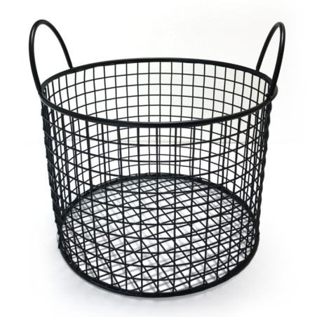 Paniere metal noire poigne