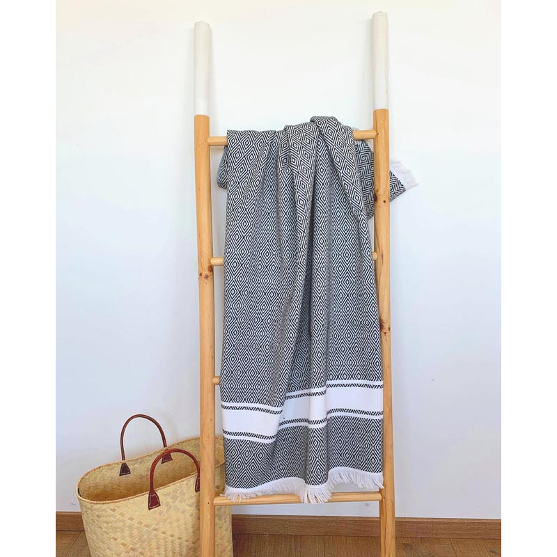 Fouta 90x160cm coton double