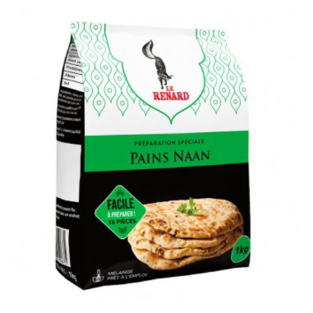 Preparation speciale pains naan