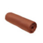 Drap housse 140x200 terracotta