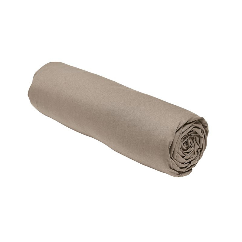 Drap housse 200x200 taupe