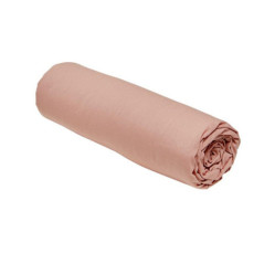 Drap housse jersey 90x190cm rose