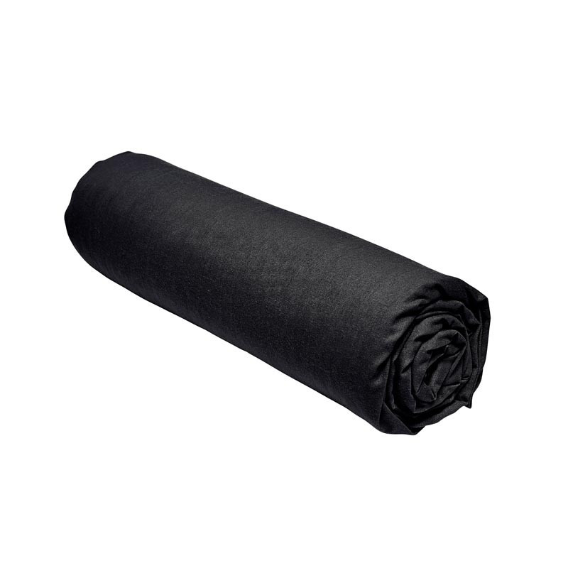 Drap housse jersey 140x190cm noi