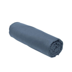 Drap housse jersey 180x200cm ble