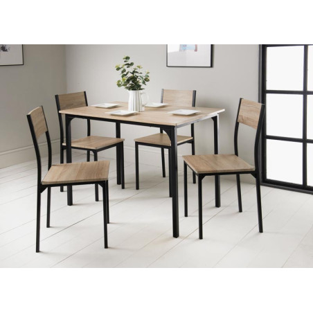 Lot table + 4 chaises