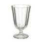 Verre a pied evase strie 25cl